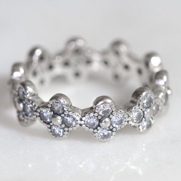 ✨ Genuine Pandora Sterling Silver Ring - Size 6.5 ✨ - Picture 7 of 7